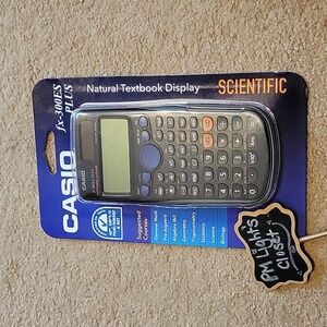 CASIO fx-300ES Plus Scientific Calculator New Gray Black